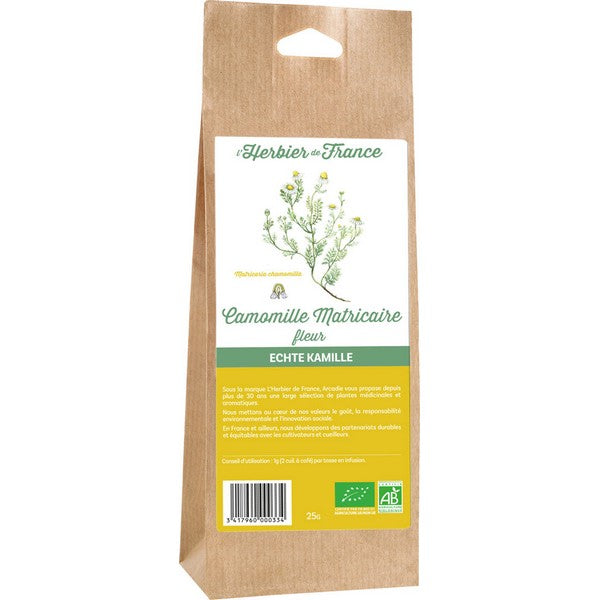 L'herbier -- EOL Fleur de matricaire bio (origine Grèce) - 25 g