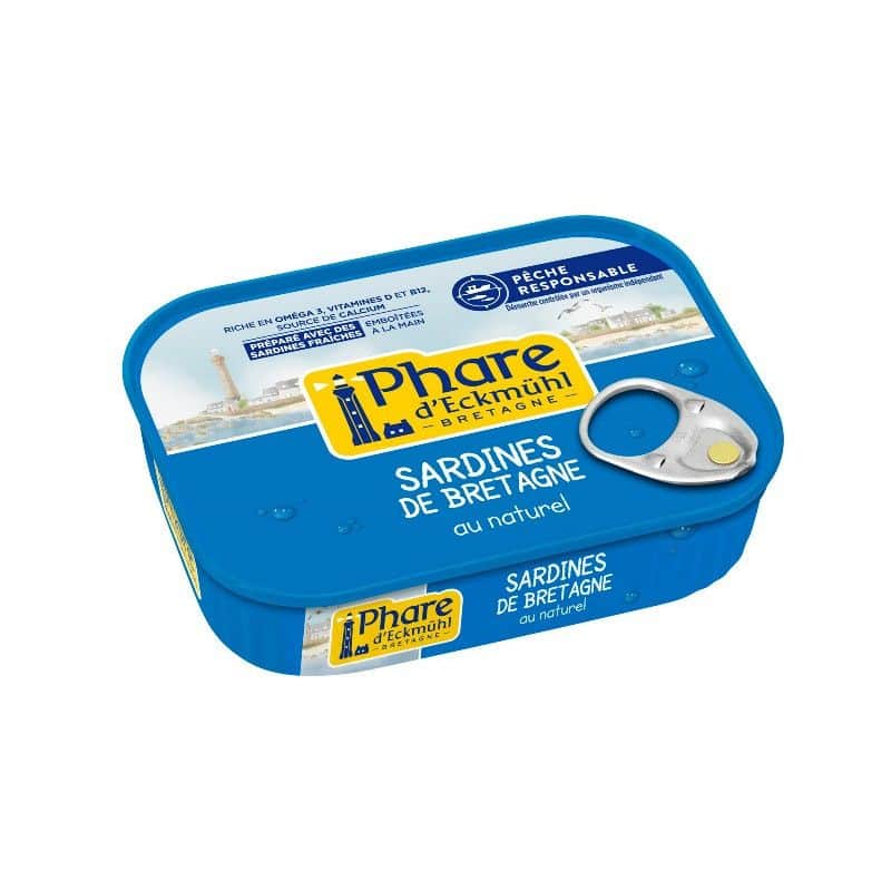 Sardines au naturel 135g