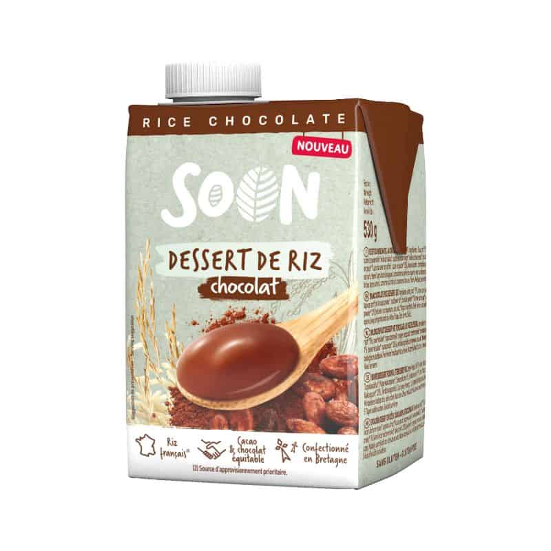 Dessert riz chocolat uht