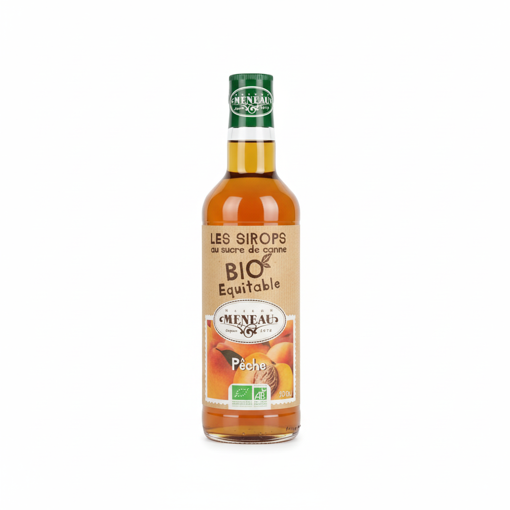 Sirop peche 0.5l