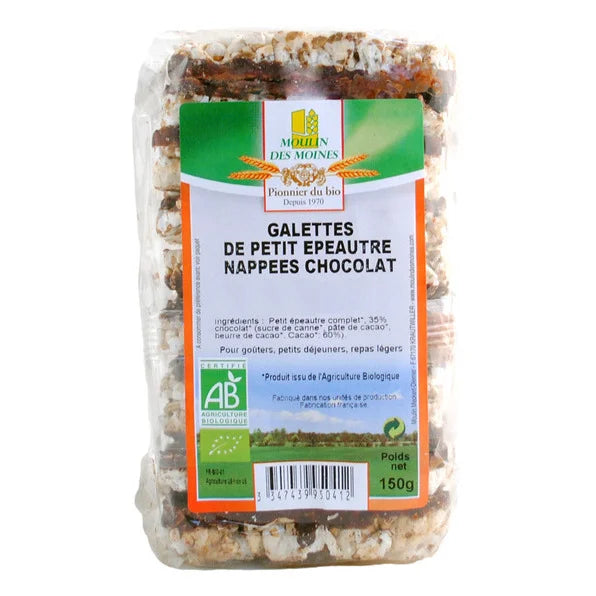 Galette petit épeautre nappée choco 150g