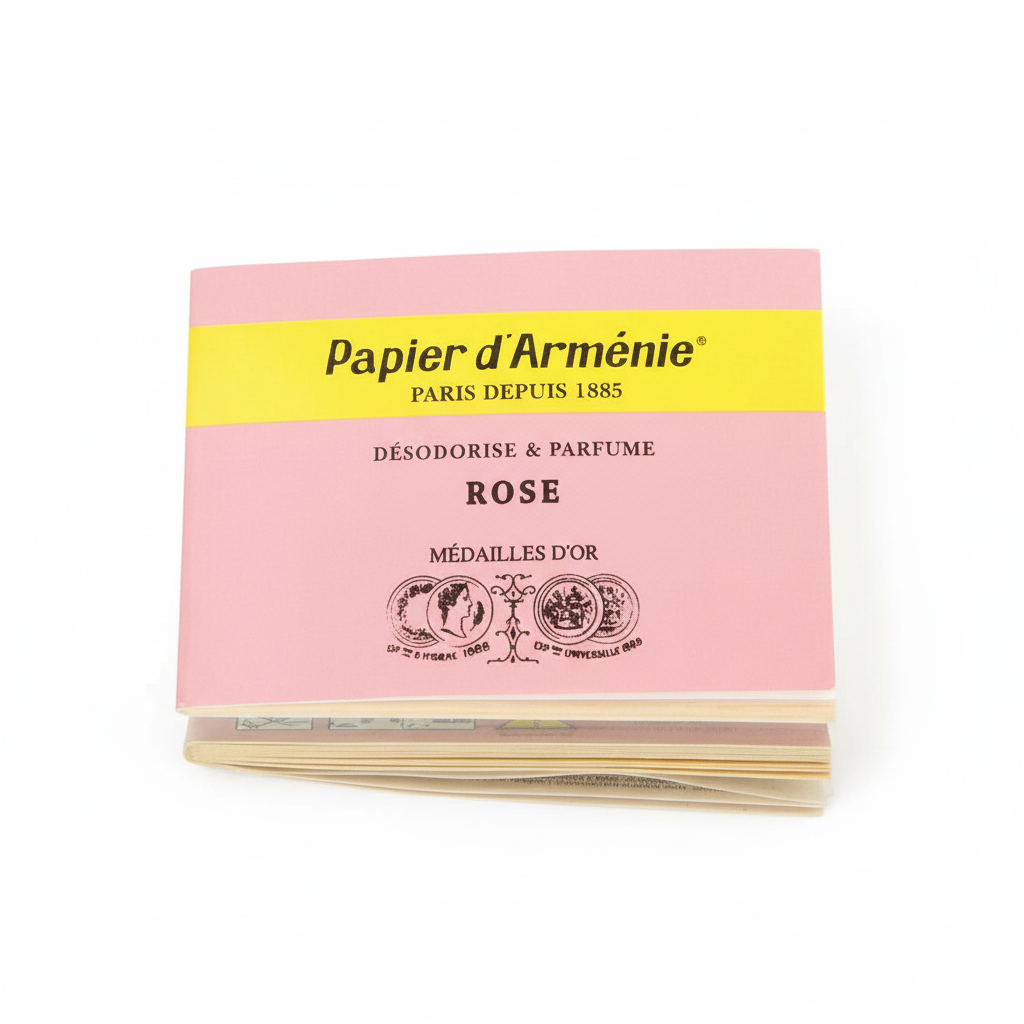 PAPIER D'ARMENIE -- Papier armenie a la rose