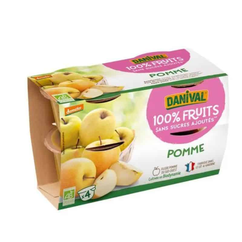 Dessert de fruits pomme 4x100g