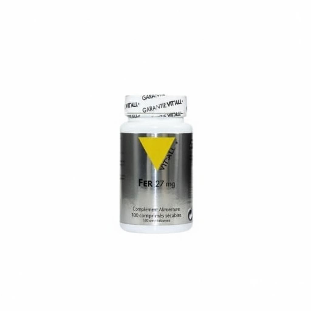 VIT'ALL+ -- Fer bisglycinate 27mg 100 comprimes