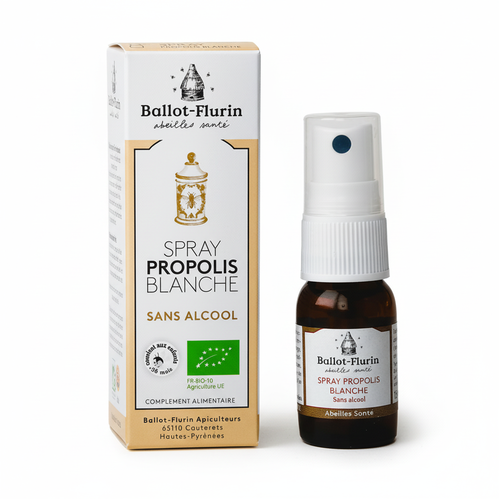 BALLOT FLURIN -- Spray propolis  blanche ss. alco (n)