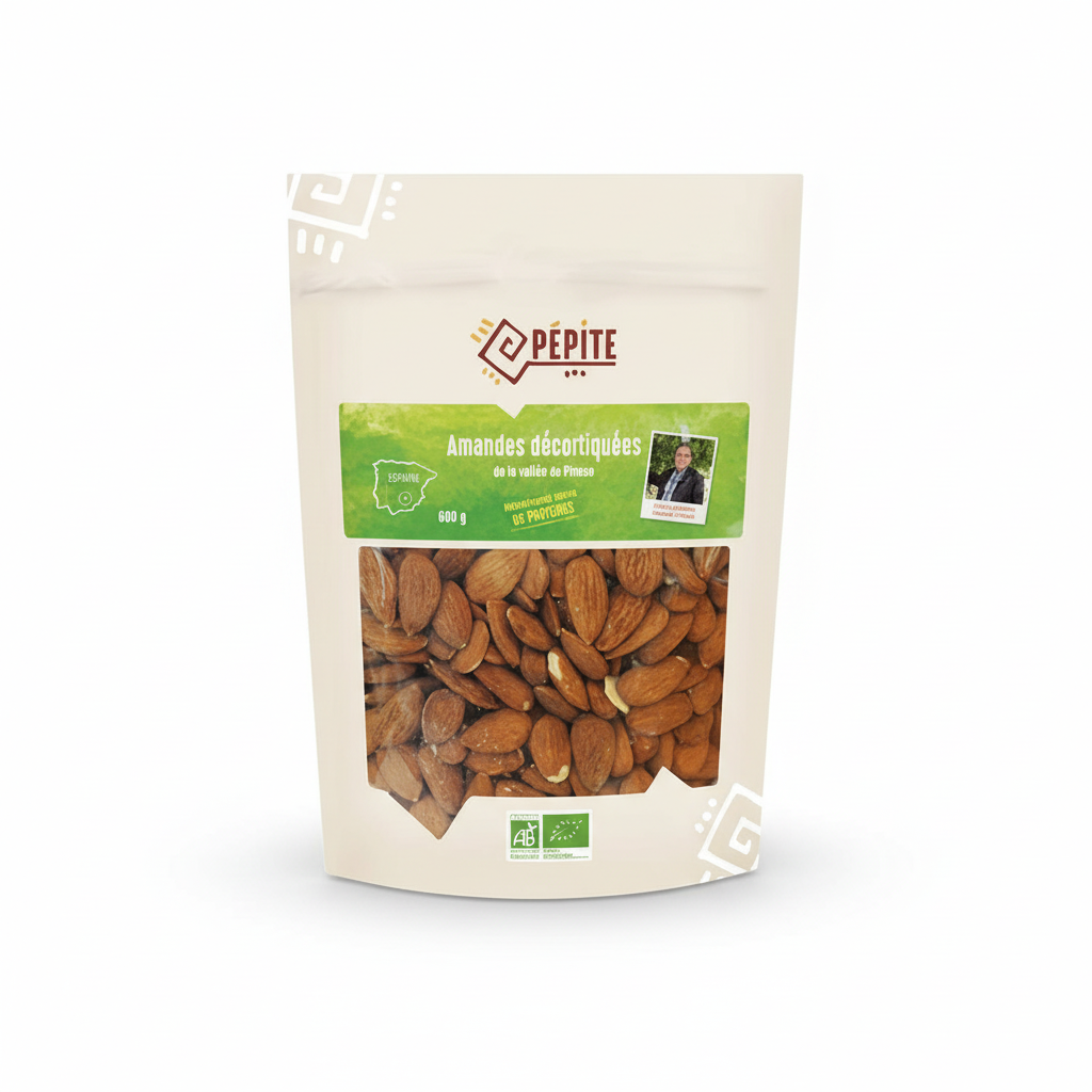PEPITE -- Amandes decortiquees 600g