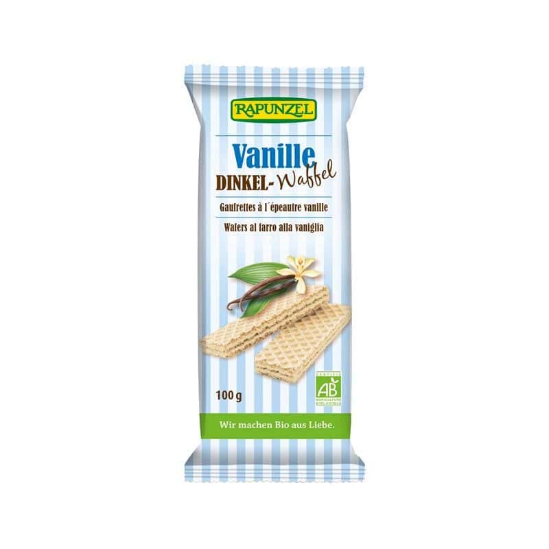 Gaufrettes Epeautre fourrées vanille 100g