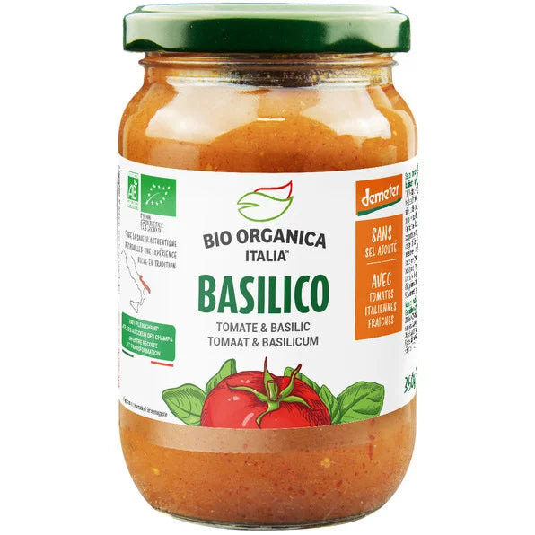 BIO ORGANICA ITALIA -- Sauce tomate basilic