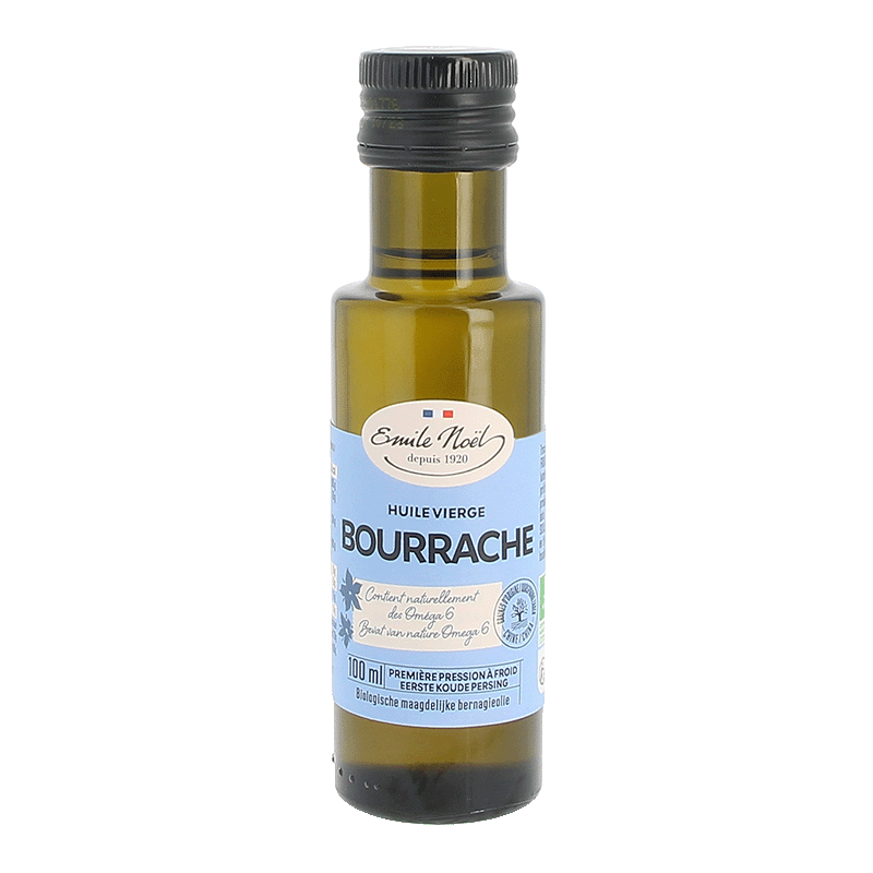 émile Noël -- Huile vierge de bourrache bio (origine Turquie) - 100 ml